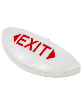 A380 : illuminated EXIT...