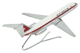 DC-9 SWISSAIR, maquette en aluminium (1/100)