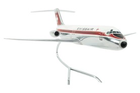 DC-9 SWISSAIR model made of aluminium (1:100)