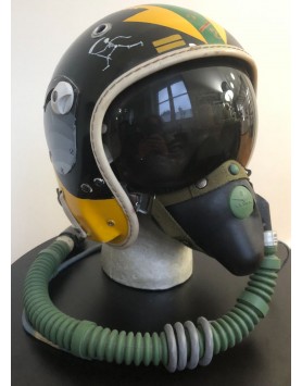 Casque de pilote de chasse Gueneau 316 de l'escadron 2/2 Cote d'Or