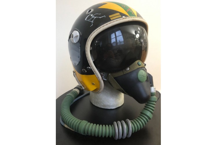 Casque de pilote de chasse Gueneau 316 de l'escadron 2/2 Cote d'Or