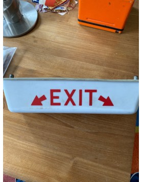 Plafonnier sortie de secours 