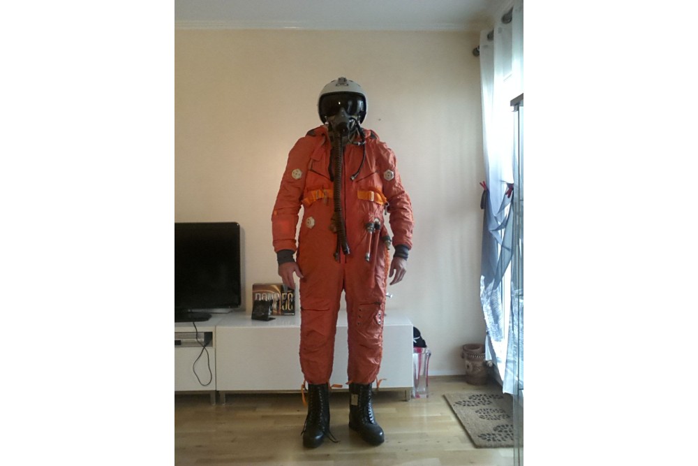 Combinaison de vol étanche pilote chasse russe