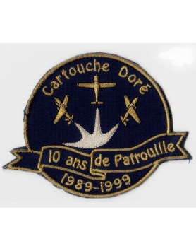 Recherche patchs Patrouille Cartouche Doré 10 ans et 20 ans
